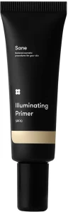 Праймер для обличчя з ефектом сяйва - Sane Illuminating Primer SPF 10, 30 мл
