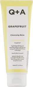 Очищуючий бальзам для обличчя з грейпфрутом - Q+A Grapefruit Cleanser, 125 мл