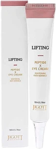 Омолоджуючий ліфтинг крем для повік із пептидами - Jigott Lifting Peptide Eye Cream, 50 мл
