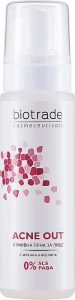 Нежная очищающая пена с молочной кислотой для любого типа кожи - Biotrade Acne Out Cleansing Face Foam, 150 мл