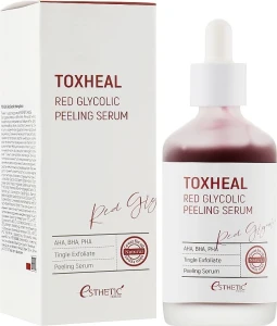 Пілінг-сироватка для обличчя із гліколевою кислотою - Esthetic House Toxheal Red Glycolic Peeling Serum, 100 мл