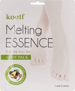 Пом'якшуюча маска-шкарпетки для ніг - PETITFEE & KOELF Melting Essence Foot Pack, 1 пара