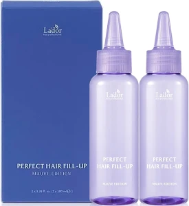 Набір філерів для волосся з ефектом ламінування - La'dor Perfect Hair Fill-Up Duo Mauve Edition, 2x100 мл