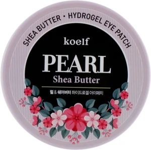 Гідрогелеві патчі для очей з перлами і маслом ши - PETITFEE & KOELF Pearl & Shea Butter Eye Patch, 60 шт