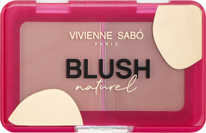 Румяна двойные - Vivienne Sabo Blush Naturel Palette №2, розовый, 6 г