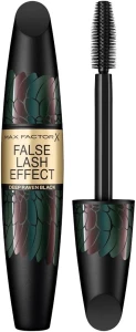 Туш для вій ефект накладних вій - Max Factor False Lash Effect, тон 06 deep raven black, 13,1 мл