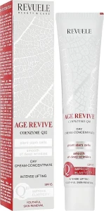 Омолоджуючий денний крем для обличчя з пептидами та ретинолом Bioactive Skin Care Retinol + Peptides V-shape Day Cream, 50 мл - Revuele Age Revive Day Cream-Concentrate