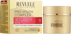 Антивозрастный дневной крем для лица - Revuele 3D Laser Matrix Day Cream, 50 мл