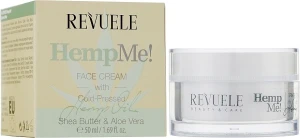 Крем для обличчя з конопляною олією - Revuele Hemp Me! Face Cream With Cold Pressed Hemp Oil, 50 мл