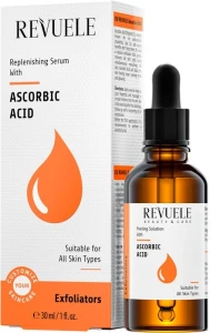 Пилинг сыворотка для лица с аскорбиновой кислотой - Revuele Peeling Solution Ascorbic Acid Exfoliator, 30 мл