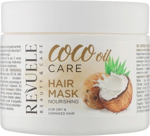 Поживна маска для волосся з кокосовим маслом - Revuele Coco Oil Care Nourishing Mask, 300 мл