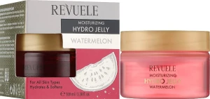 Зволожуюче желе-крем для обличчя з екстрактом кавуна - Revuele Moisturizing Hydro Jelly Watermelon, 100 мл