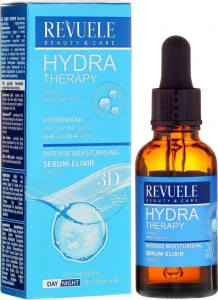 Інтенсивно зволожуюча сироватка для обличчя - Revuele Hydra Therapy Intense Moisturising Serum Elixir, 25 мл