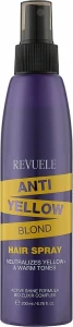 Спрей для светлых волос с анти-желтым эффектом - Revuele Anti Yellow Blond Hair Spray, 200 мл