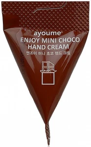 Крем для рук с шоколадом - Ayoume Enjoy Mini Choco Hand Cream, 3 г, 1 шт