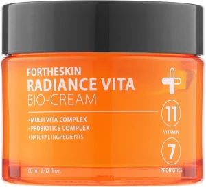 Витаминный осветляющий крем для лица - Fortheskin Bio Radiance Vita Cream, 60 мл