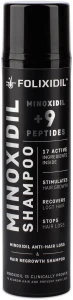 Шампунь проти випадіння волосся з міноксидилом та пептидами - FOLIXIDIL Shampoo Minoxidil + 9 Peptides, 150 мл