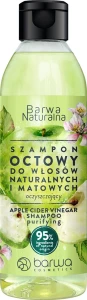 Шампунь для тусклых волос с яблочным уксусом - Barwa Natural Apple Cider Vinegar Shampoo, 300 мл