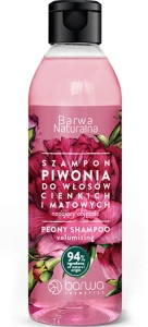 Шампунь для збільшення об'єму волосся з екстрактом півонії - Barwa Barwa Natural Peony Shampoo, 300 мл