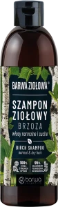 Шампунь з екстрактом шипшини для тьмяного та ослабленого волосся - Barwa Herbal Birch Shampoo, 250 мл