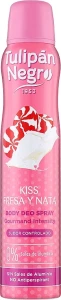 Дезодорант-спрей "Клубничный крем" - Tulipan Negro Strawberry Cream Body Deo Spray, 200 мл
