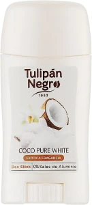 Дезодорант-стик "Белый кокос" - Tulipan Negro White Coconut Deo Stick, 50 мл