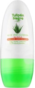 Дезодорант кульковий "Алоэ Вера и Жожоба" - Tulipan Negro Aloe Vera & Jojoba Roll On, 50 мл