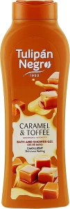 Гель для душа "Карамельный крем" - Tulipan Negro Caramel & Toffee Shower Gel, 650 мл