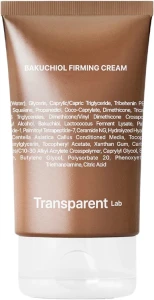 Зміцнюючий крем для обличчя з бакучиолом - Transparent Lab Transparent Lab Bakuchiol Firming Cream, 50 мл