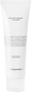 Мультикислотний очищуючий пілінг для обличчя - Transparent Lab PHA Soft Peeling Cleanser, 150 мл