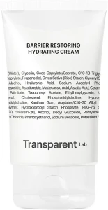Ультразволожуючий відновлюючий крем для обличчя - Transparent Lab Barrier Restoring Hydrating Cream, 50 мл
