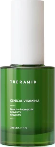 Омолоджуюча сироватка для обличчя з високим вмістом вітаміну А - Theramid Clinical Vitamin A, 30 мл