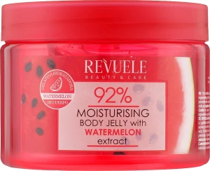 Увлажнящее желе-крем для тела с экстрактом арбуза - Revuele Body Jelly Moisturising Watermelon, 400 мл