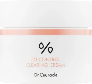 Себорегулируючий крем для обличчя - Dr. Ceuracle 5α Control Clearing Cream, 50 мл