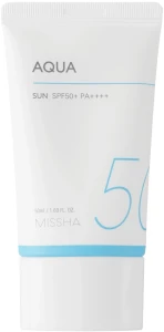 Зволожуючий сонцезахисний гель - Missha All-Around Safe Block Aqua Sun Gel SPF50+/PA++++, 50 мл