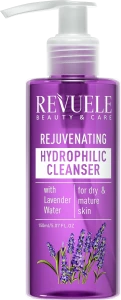 Омолоджуючий очищуючий гідрофільний засіб з лавандовою водою - Revuele Rejuvenating Hydrophilic Cleanser With Lavender Water, 150 мл