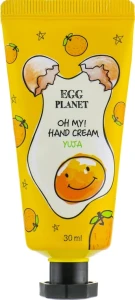 Крем для рук "Японский лимон" - Daeng Gi Meo Ri Egg Planet Yuja Hand Cream, 30 мл