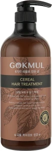 Восстанавливающая маска для волос со злаками - Gokmul 8 Grains Mixed Cereal Hair - Enough Gokmul 8 Grains Mixed Cereal Hair Treatment, 1000 мл