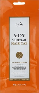 Маска-шапочка для волосся з яблучним оцтом для жирної шкіри голови - La'dor ACV Vinegar Hair Cap, 5х30 г
