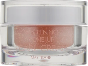 Осветляющий крем с жемчужной пудрой - May Island Whitening Tone Up Pearl Cream, 50 мл