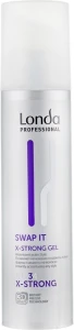 Гель для укладання волосся екстрасильної фіксації - Londa Professional Swap It X-Strong Gel, 200 мл
