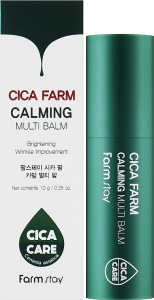 Бальзам-стік для обличчя з азіатською центелою - FarmStay Cica Farm Calming Multi Balm, 10 мл
