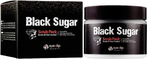 Маска-скраб з чорним цукром - Eyenlip Black Sugar Scrub Pack, 100 мл