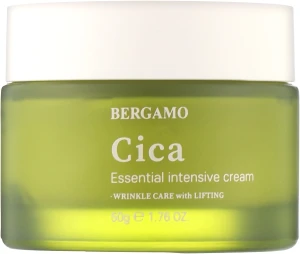 Успокаивающий крем для лица с центелой азиатской - Bergamo Cica Essential Intensive Cream, 50 г