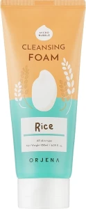 Очищаюча пінка для обличчя з рисом - Orjena Cleansing Foam Rice, 150 мл