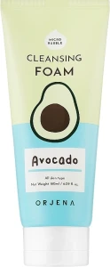 Очищувальна пінка для обличчя з авокадо - Orjena Cleansing Foam Avocado, 180 мл