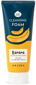 Очищающая пенка для лица с бананом - Cleansing Foam Banana - Orjena Cleansing Foam Banana, 180 мл