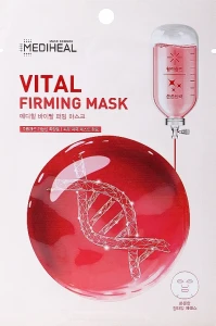 Восстанавливающая тканевая маска для лица - Mediheal Vital Firming Mask, 25 мл, 1 шт