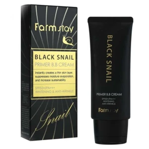 BB крем з муцином чорного равлика - FarmStay Black Snail Primer BB Cream, 50 мл