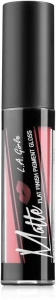 Матовая жидкая помада для губ - L.A. Girl Matte Pigment Gloss, Тон GLG846 Black Currant, 5 г